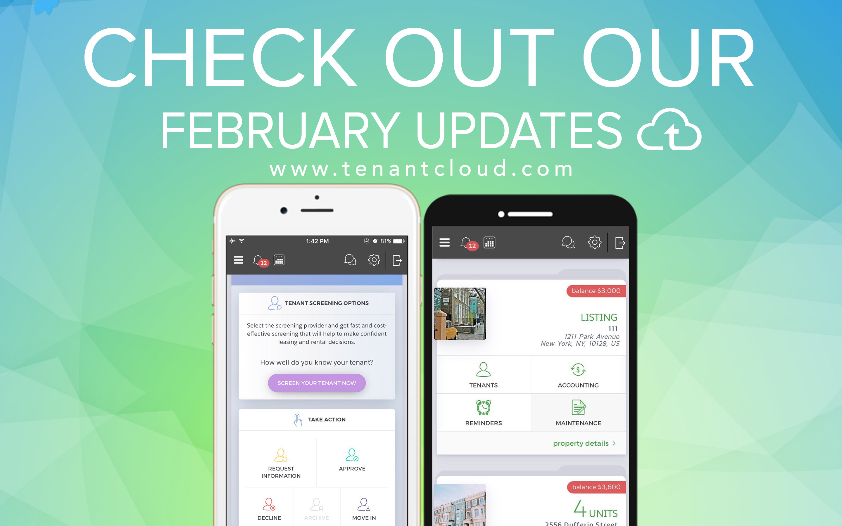 Check out TenantCloud property management software updates